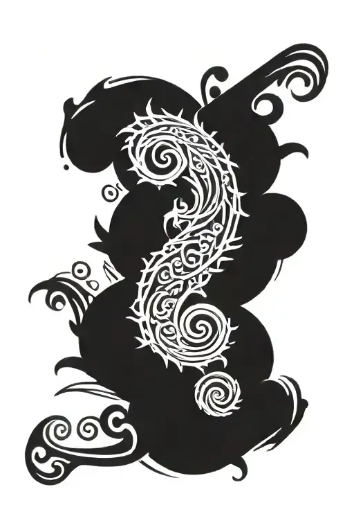 triskell symbol let it go tattoo design idea