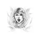 taylor swift  tattoo design idea
