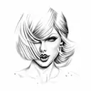 taylor swift  tattoo design idea