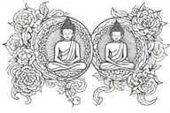 Buddhist inspired tattoo tattoo design idea