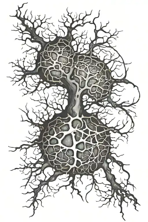 sensory neuron firing tattoo design idea