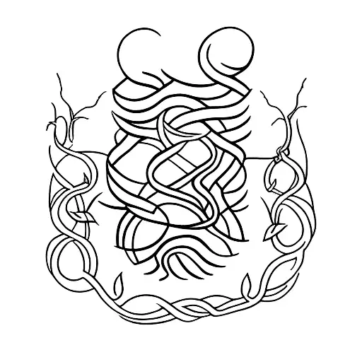 A minimalist tattoo of a book with vines and flowers growing out of its pages, symbolizing the beauty of nature and literature tattoo design idea