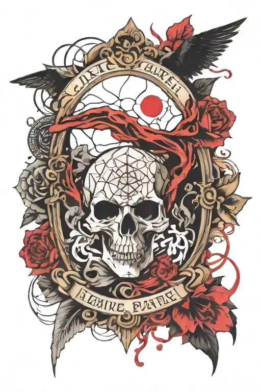 Linkin Park, Bad Omens, Bring me the Horizon band logo art tattoo design idea