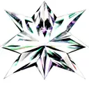 Diamond tattoo design idea