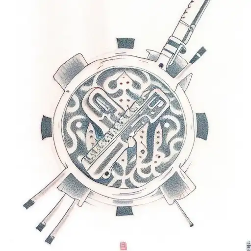 glock in my lap tattoo design idea