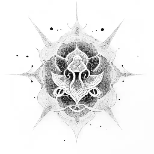 aum tattoo design idea