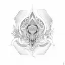 aum tattoo design idea