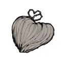 a human heart being wrapped by the judgment chain of kurapika  tattoo design idea