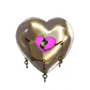 a human heart being wrapped by the judgment chain of kurapika  tattoo design idea