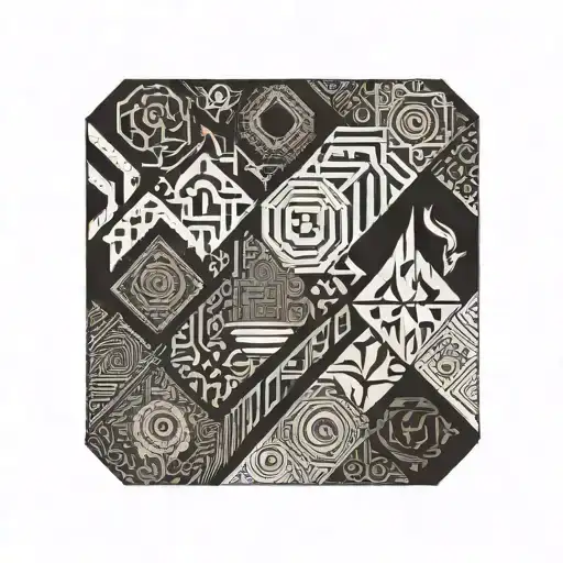 peru passport tattoo design idea