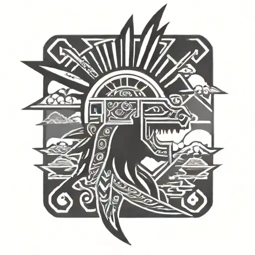 call peru tattoo design idea