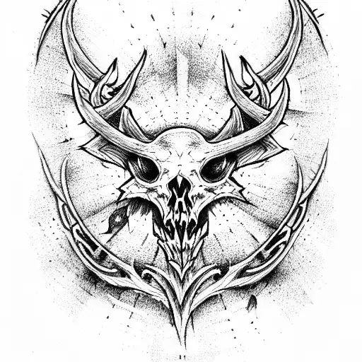 Diablo tattoo design idea
