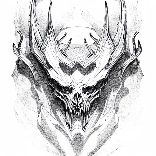 Diablo tattoo design idea