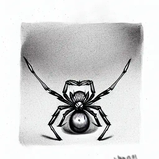spider tattoo design idea