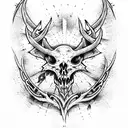 Diablo tattoo design idea