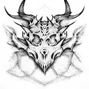 Diablo tattoo design idea