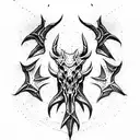 Diablo tattoo design idea