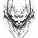 Diablo tattoo design idea