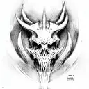 Diablo tattoo design idea