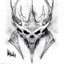 Diablo tattoo design idea