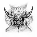 Diablo tattoo design idea