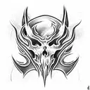 Diablo tattoo design idea