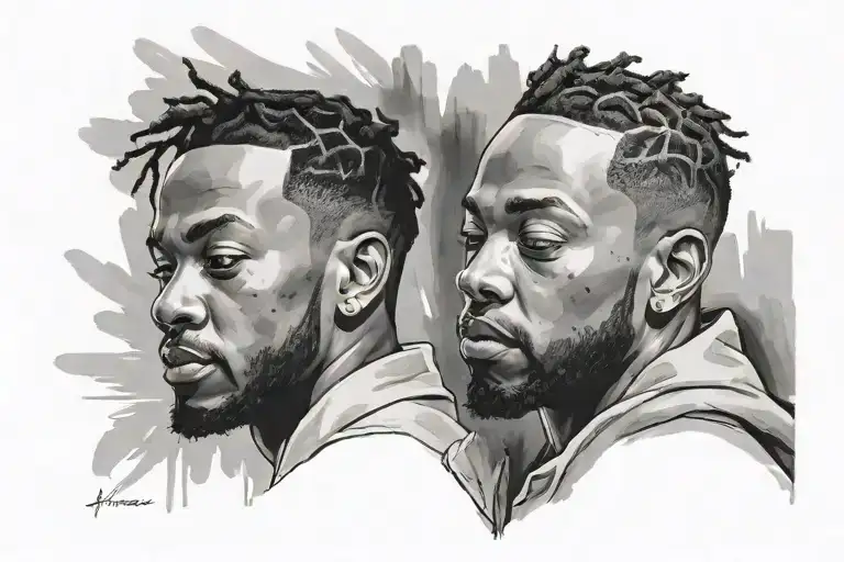 Kendrick Lamar tattoo design idea