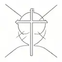 Simple Cross tattoo tattoo design idea