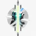 lightsaber tattoo design idea