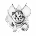 baby with name "Elijah James Kirby" and date of birth 2023 tattoo design idea