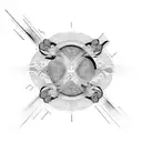 optical illusion tattoo design idea