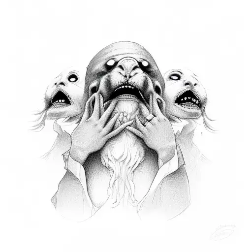 see no evil speak no evil hear no evil tattoo design idea