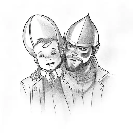 I found myself reminiscing, remember this one when he was here he was crazy nice with his son I miss him, long as I'm li tattoo design idea