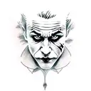 Joker Heath Ledger tattoo design idea