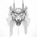 Wilfrido sword thunder tattoo design idea