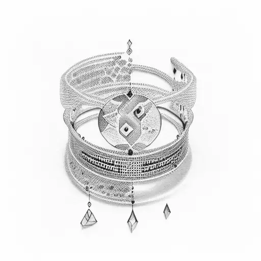 Morse code bracelet  tattoo design idea