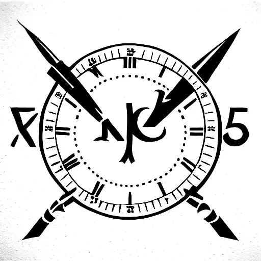 USSR Second Lieutenant Rank with Roman Numerals of Date of Birth and Death tattoo design idea