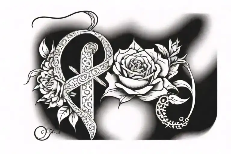breast cancer survivor tattoo design idea