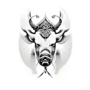 viking boar tattoo design idea