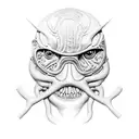 dive tattoo design idea