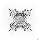 dive tattoo design idea