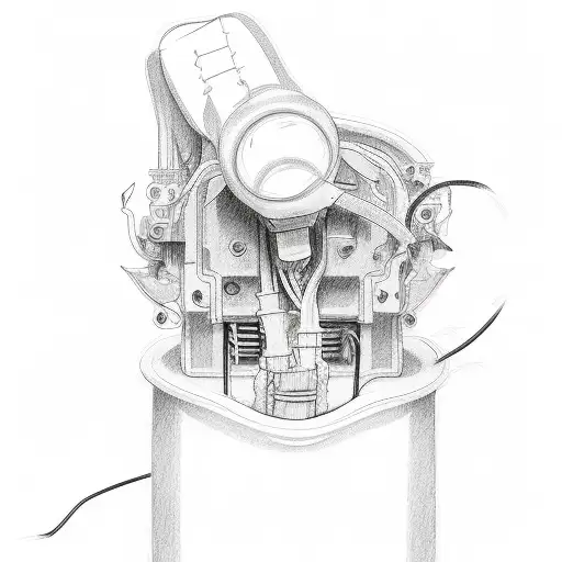 Electrician getting shocked  tattoo design idea