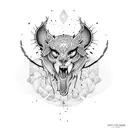 loner tattoo design idea