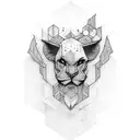 loner tattoo design idea