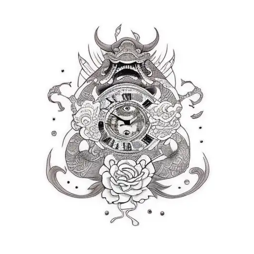 time wont let me go tattoo design idea