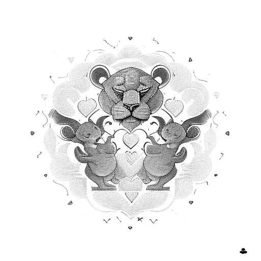 love, family, circle of life  tattoo design idea