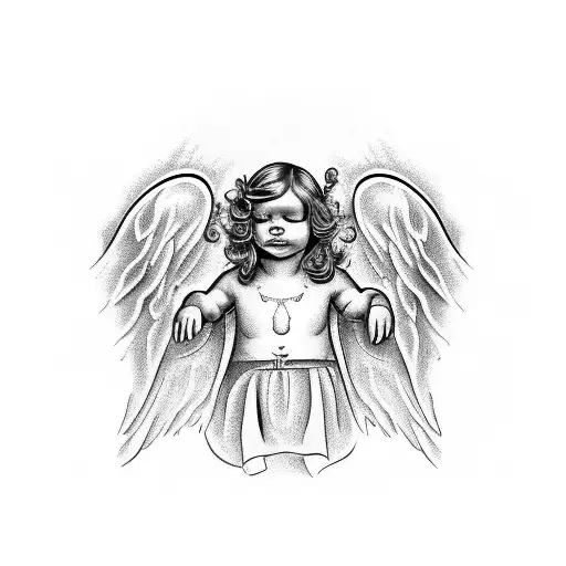 angel cherub tattoo tattoo design idea