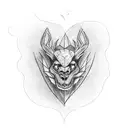 broken heart tattoo design idea