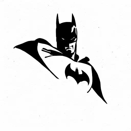 Tattoo uploaded by Maria • Line of life #batman #batmantattoo #batmanlogo  #BatmanLover #minimalist • Tattoodo