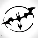 Batman  tattoo design idea